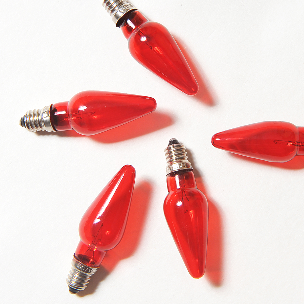BALENÍ Žárovka Felicia červená 14V/0,1A,v balení 64 ks
