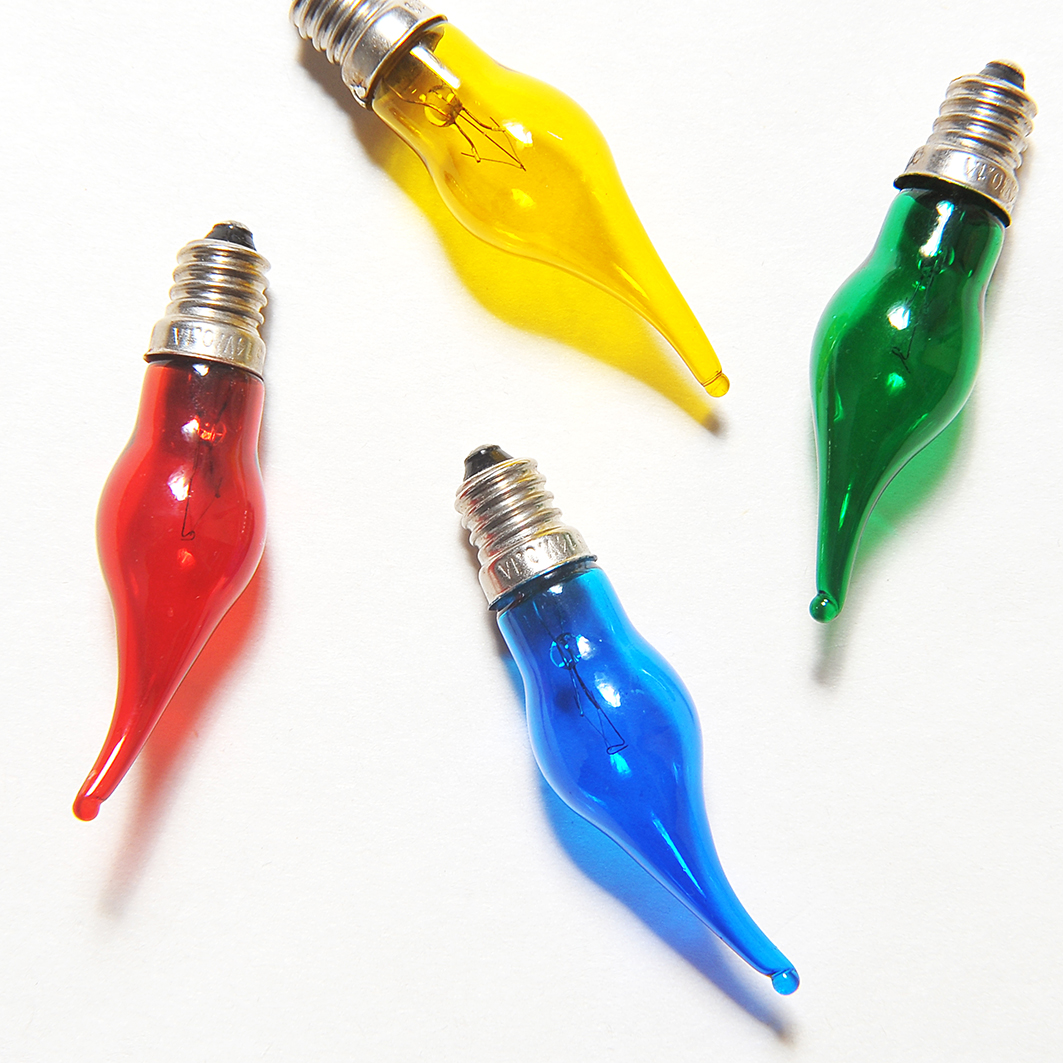 BALENÍ Žárovka Gloria barevná 14V/0,1A, v balení 64 ks