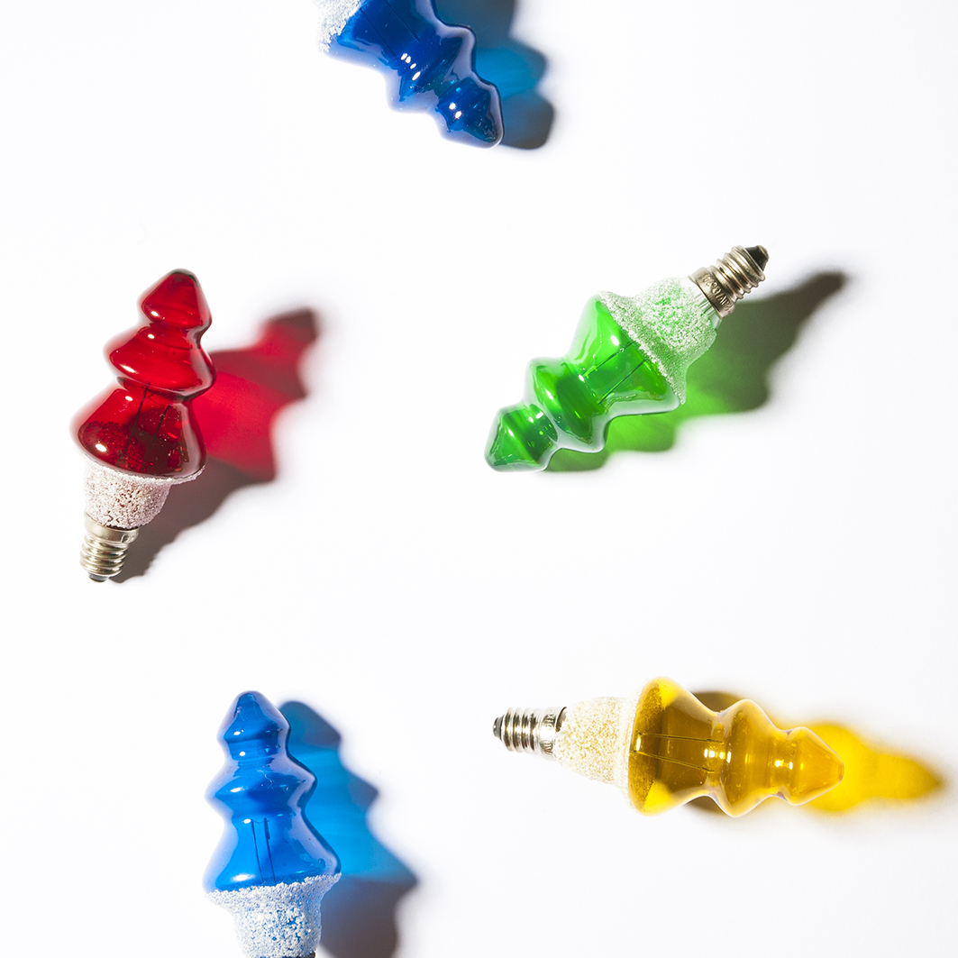 BALENÍ Žárovka Stromek barevný 20V/0,1A, v balení 36 ks