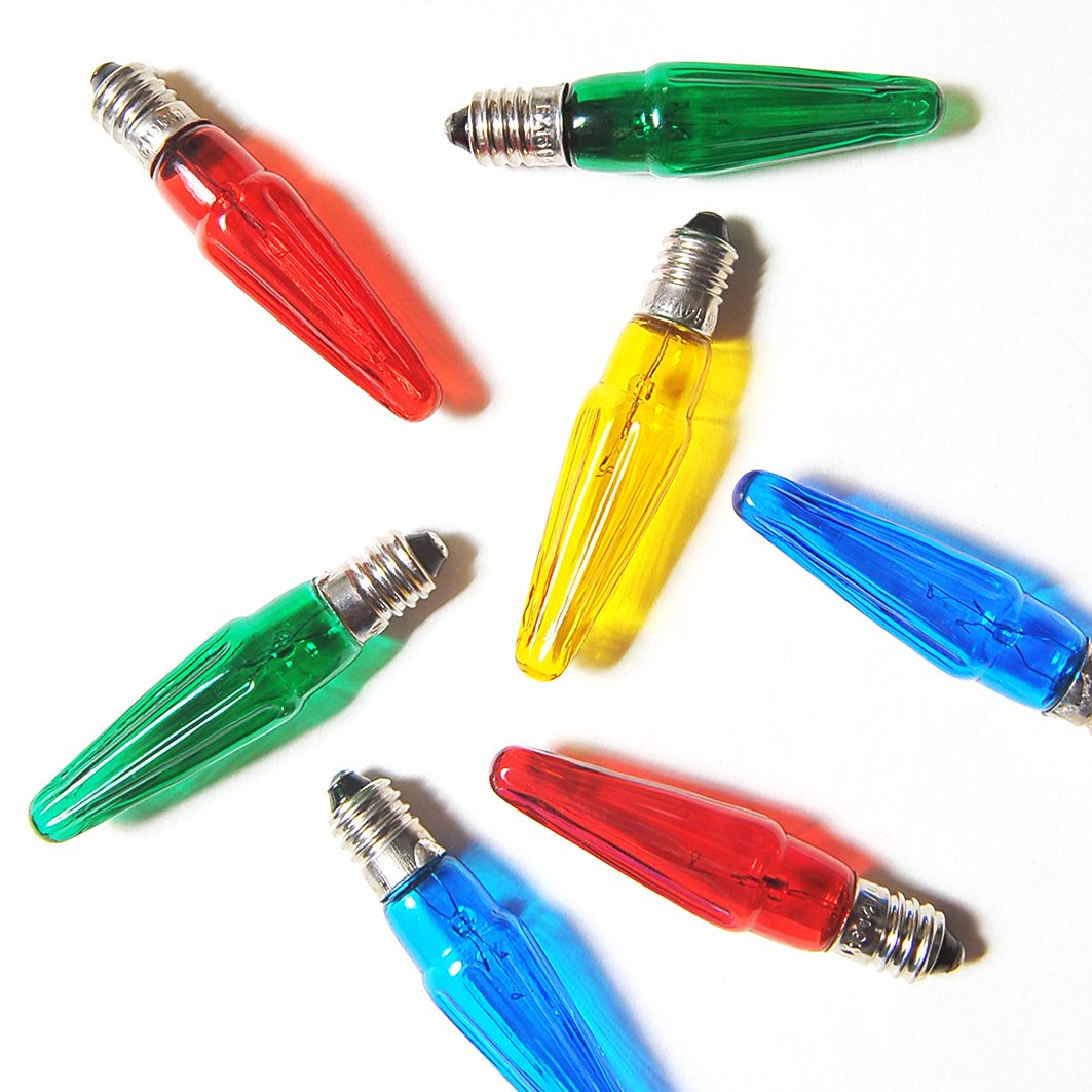 Blistr 4 žárovky Asteria barevná 14V/0,1A