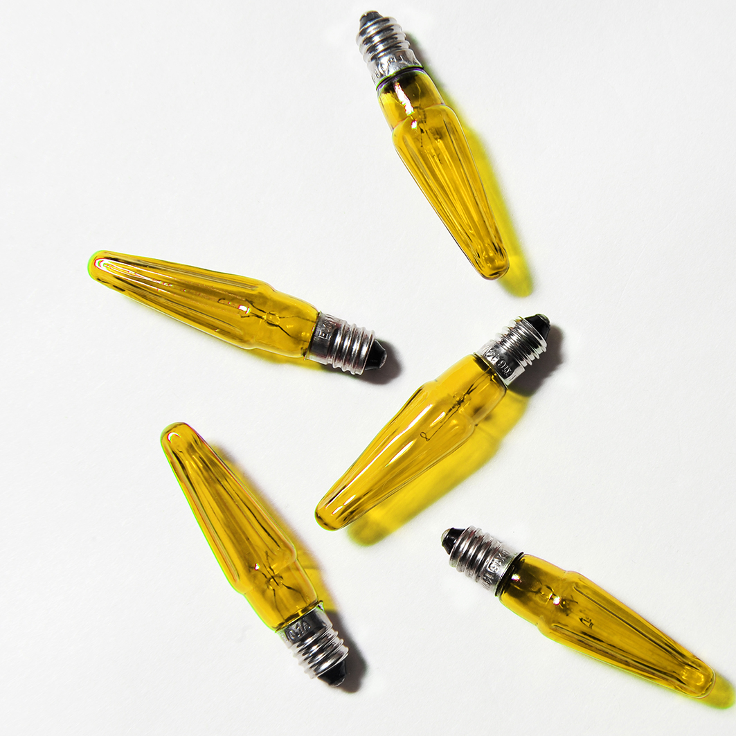 Blistr 4 žárovky Asteria žlutá 14V/0,1A