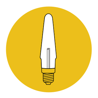 LED Souprava Asteria SVP-16, 16 čirých LED Filament 14V/0,2W s bílým soklem