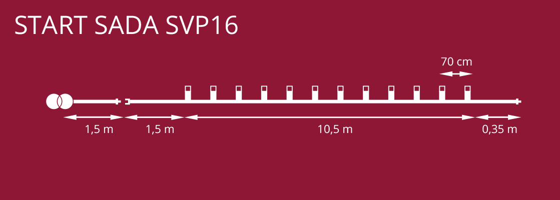 LED Souprava Asteria SVP-16, 16 čirých LED Filament 14V/0,2W s bílým soklem