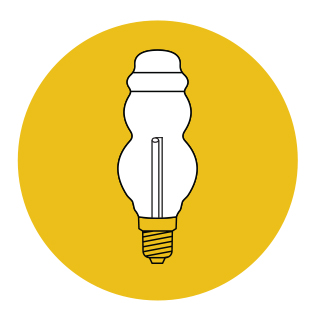 LED Souprava Sněhulák barevný TVP-12, 12 svět.zdrojů LED Filament 20V/0,2W