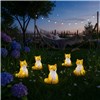 Lišky 6233-203, 5 kusů, 40 bílých LED, výška 12 cm