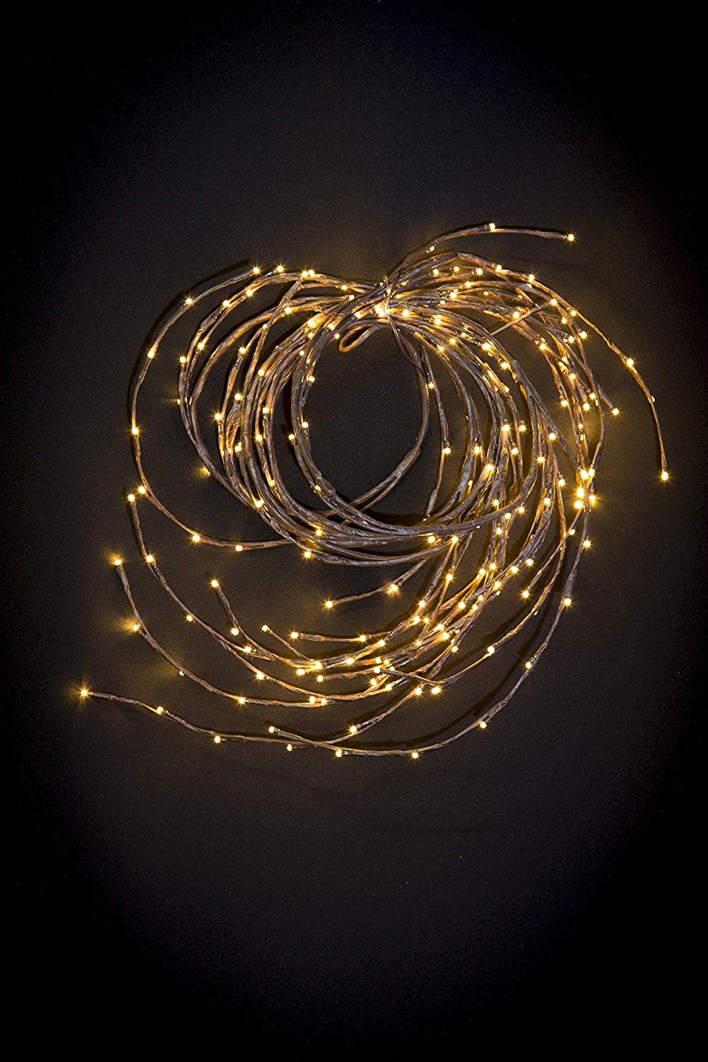 Luxusní LED girlanda, 3365-600 hnědá