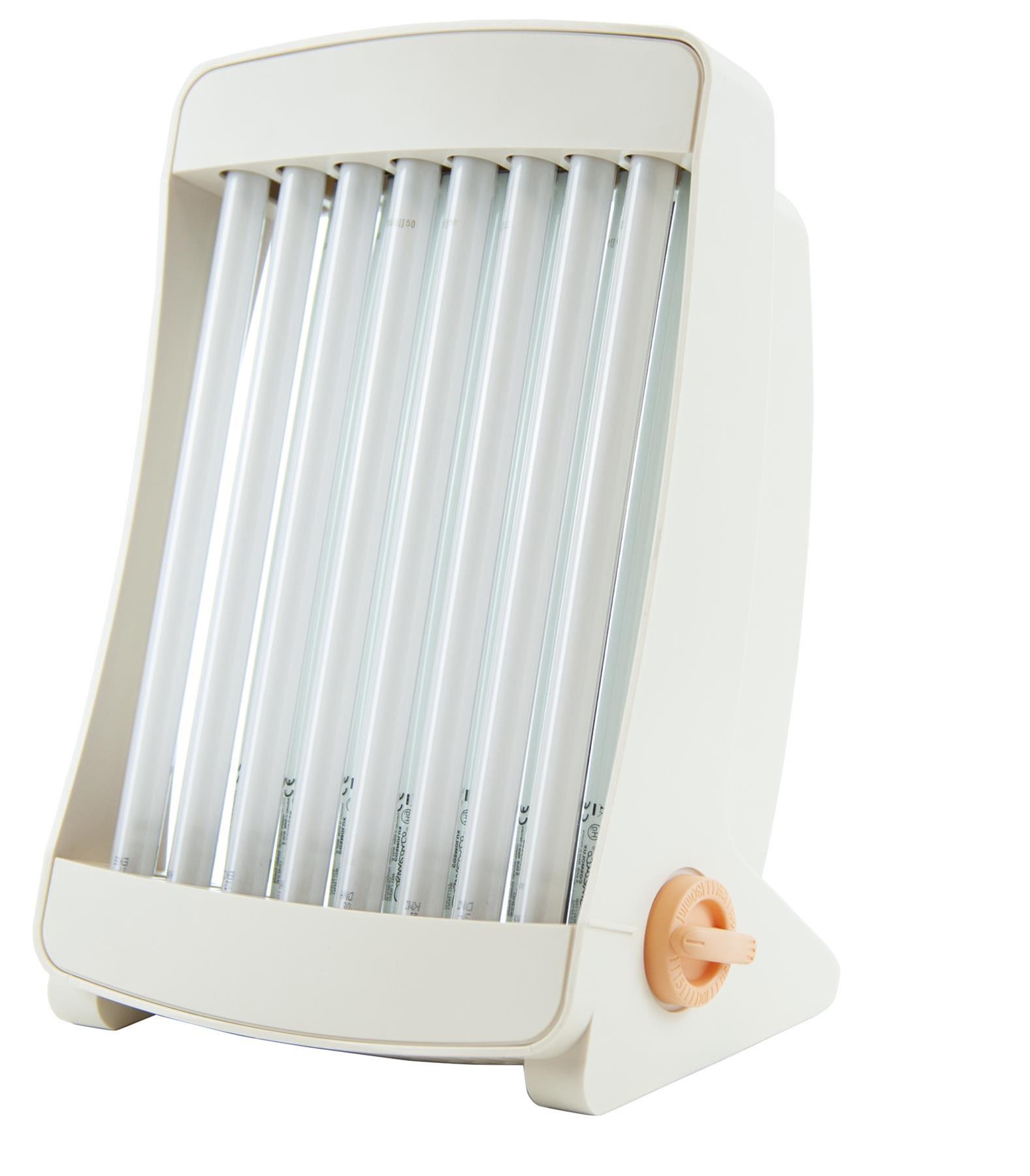 Obličejové solárium EFBE GB 908 C s 8 barevnými UV-trubicemi Cosmedico
