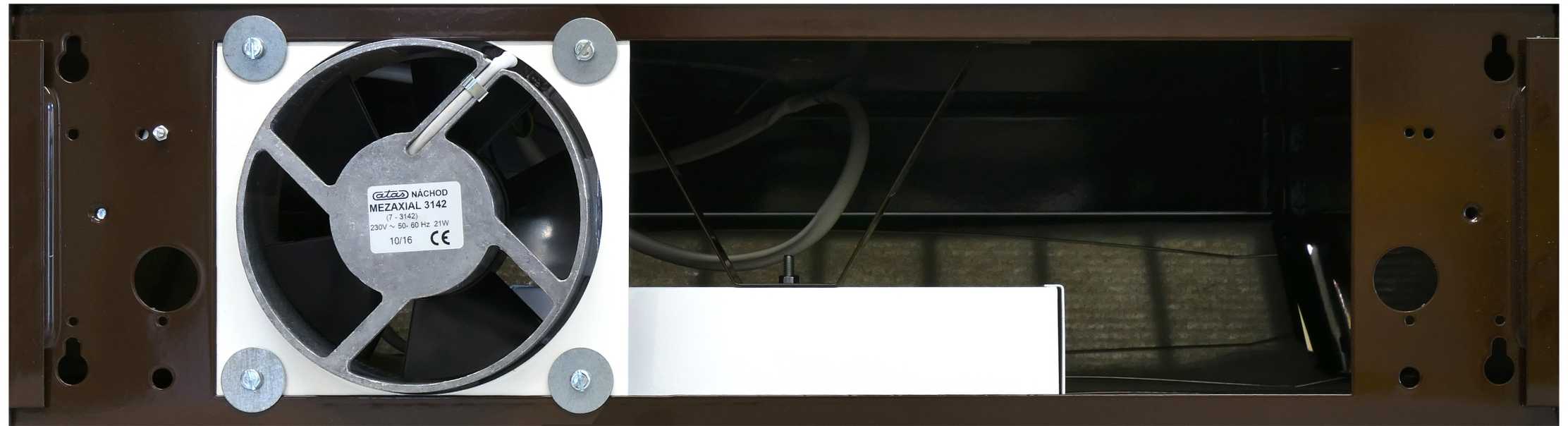 Odsavač par CH 100 hnědý, 60cm, odtah zadní