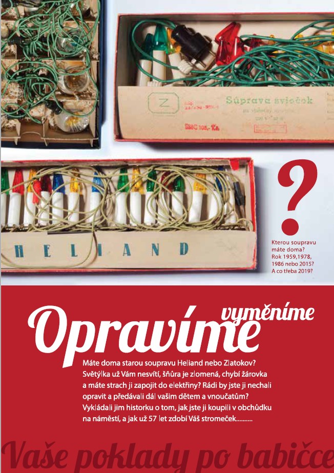Oprava vánoční soupravy/řetězu od 190 Kč bez dopravy