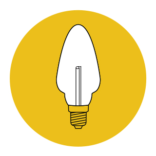 Prodloužení pro soupravu Šiška barevná TVP-12, 12 světel.zdrojů LED Filament 20V/0,2W