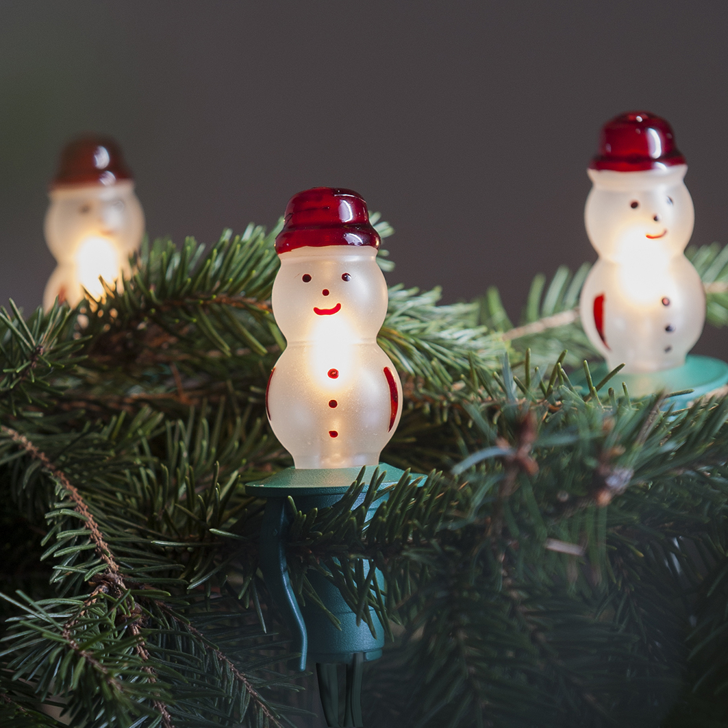 Prodloužení pro soupravu Sněhulák bílý TVP-12, 12 světel.zdrojůLED Filament 20V/0,2W