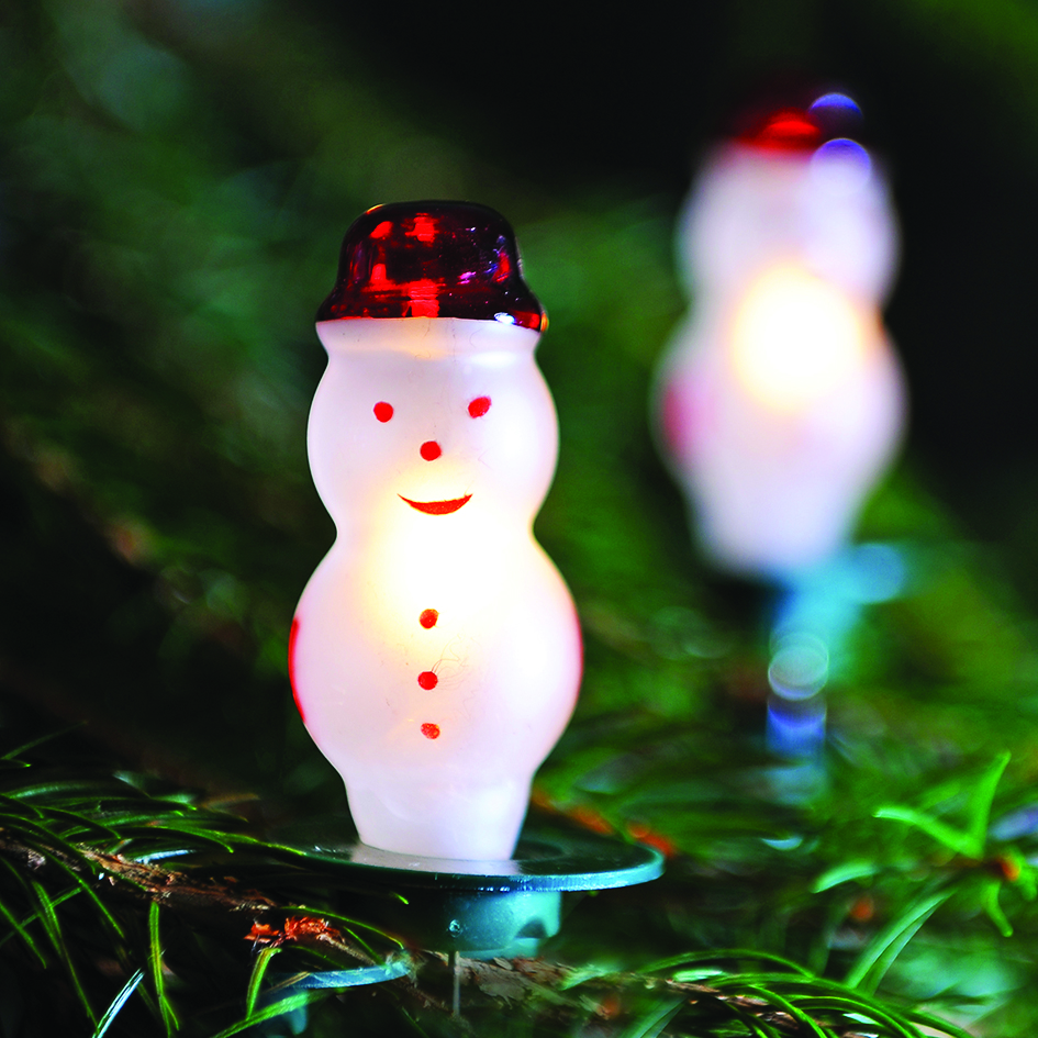 Souprava Sněhulák bílý TV-12, 12 žárovek 20V/0,1A