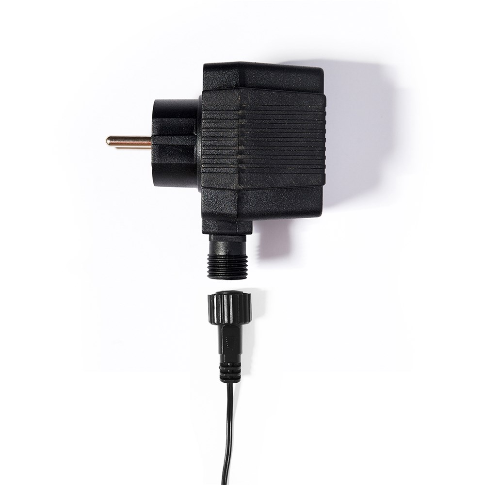 VENKOVNÍ souprava LED Filament Felicia bílá SVP-20, možnost prodloužení, zelená kabeláž + napájecí trasformátor