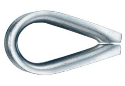 y5) Očnice DIN 65457, 3 mm, pozinkovaná